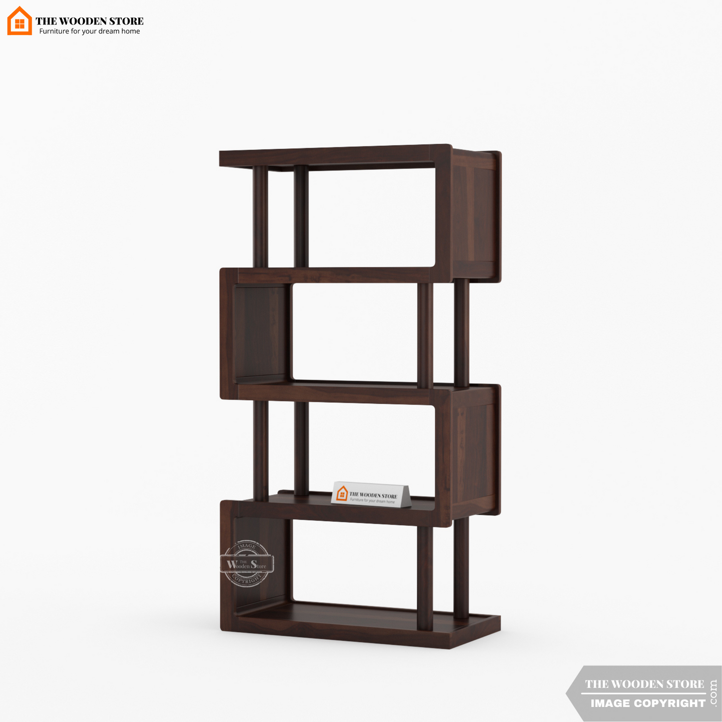Akazie Bookshelf (Walnut Finish)