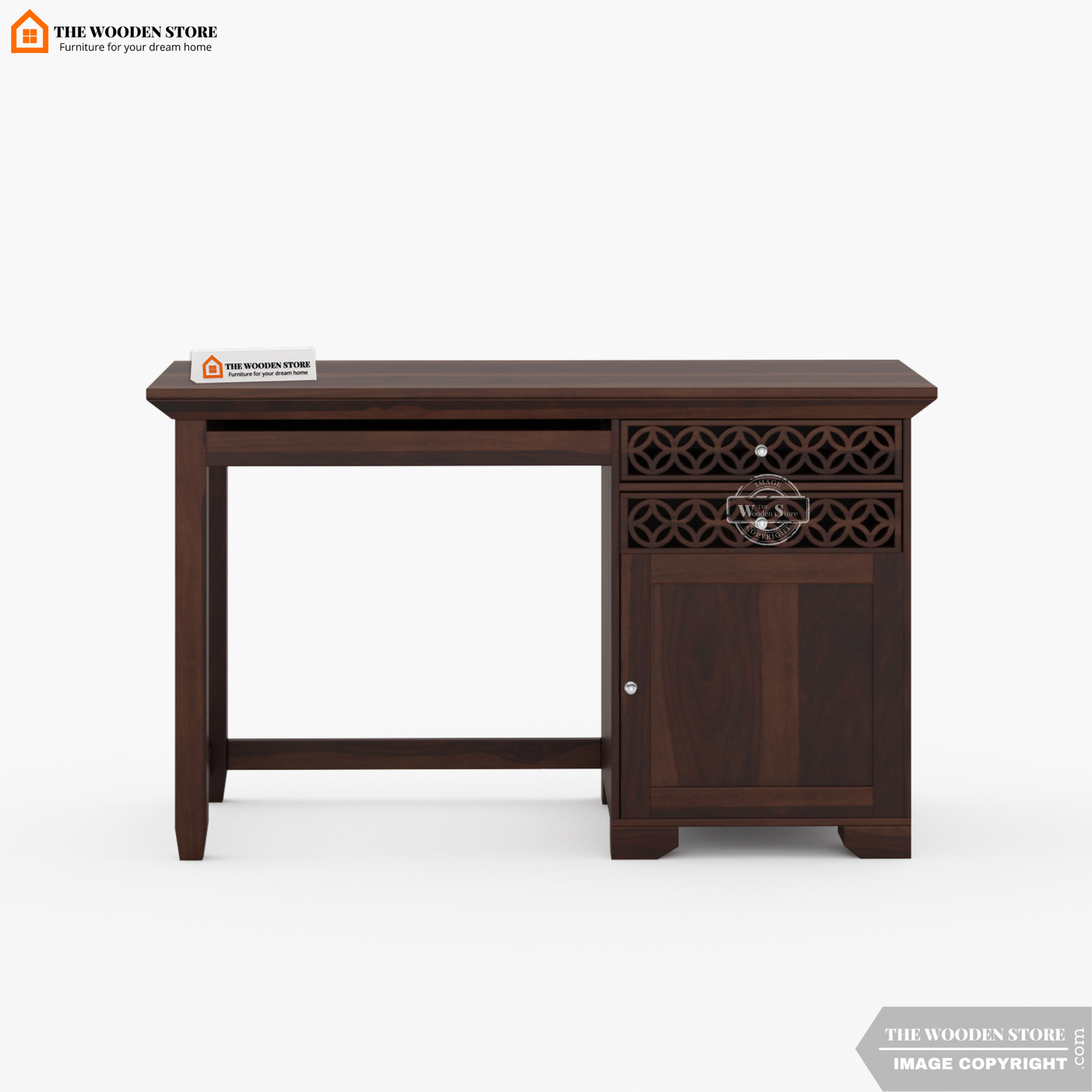 Daffy Study Table (Walnut Finish)