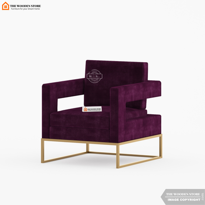 Verve Arm Chair (Wine Berry)