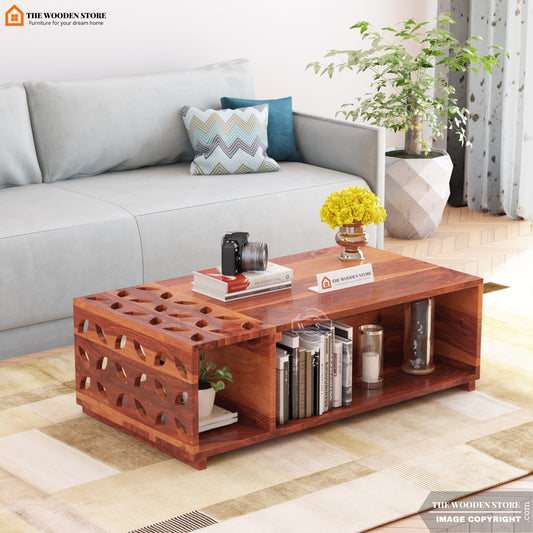 Dolph Coffee Table (Honey Finish)