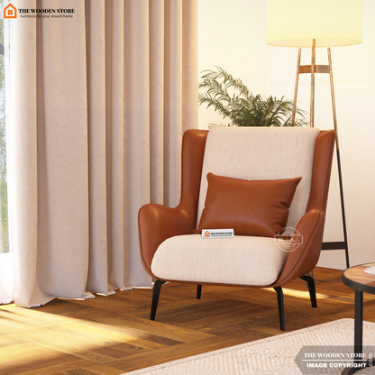 Zenith Lounge Chair (Chestnut Brown)