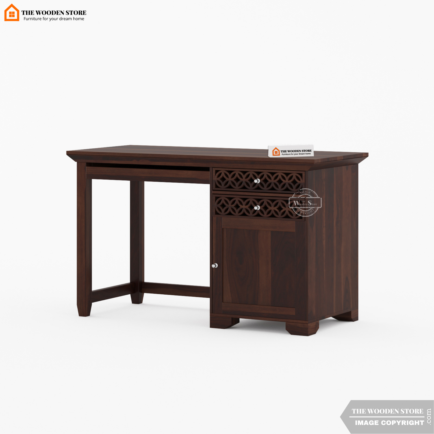 Daffy Study Table (Walnut Finish)