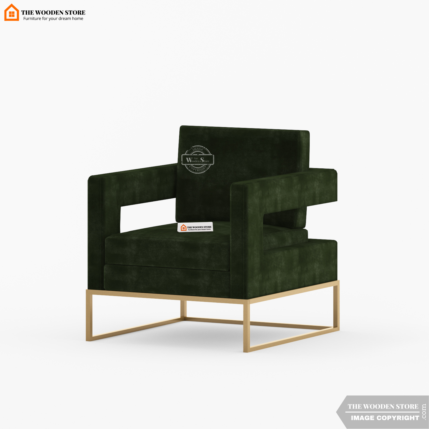 Verve Arm Chair (Olive Green)