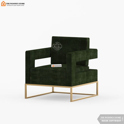 Verve Arm Chair (Olive Green)