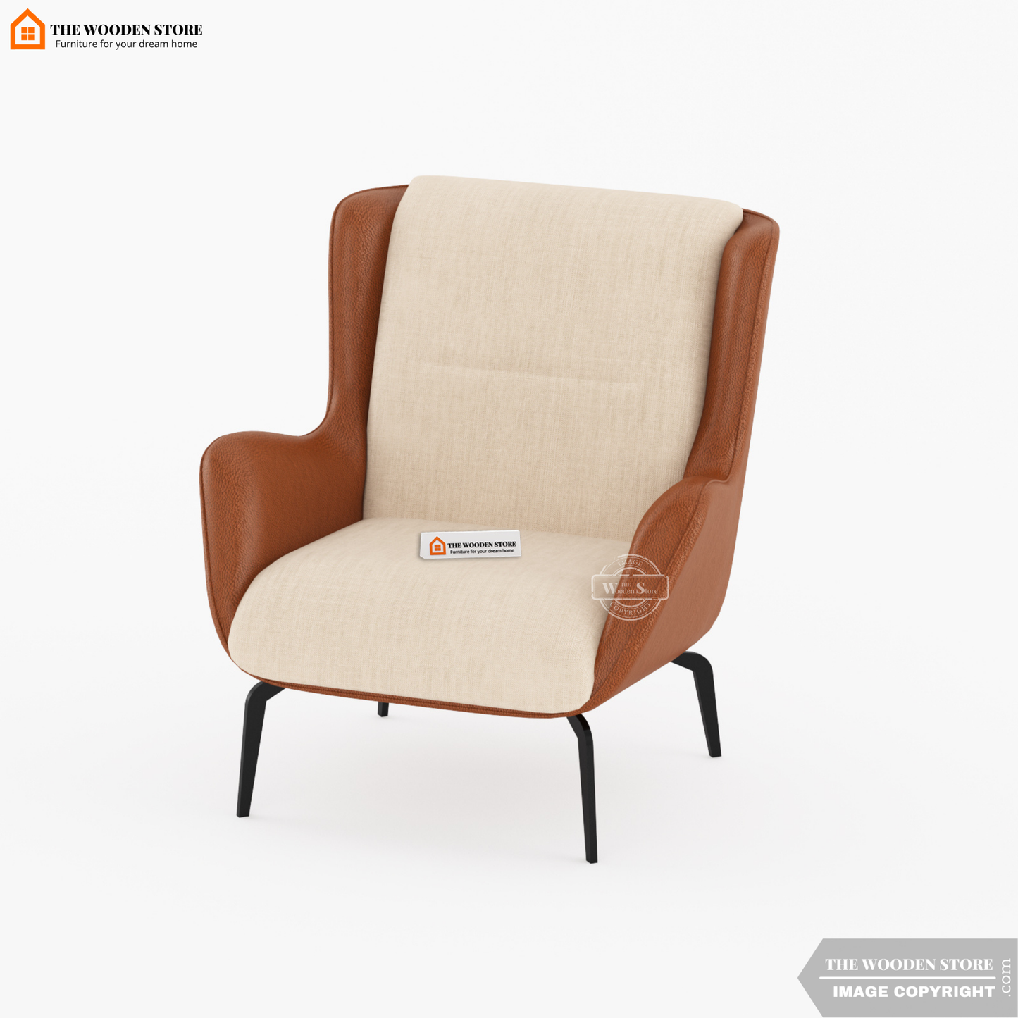 Zenith Lounge Chair (Chestnut Brown)