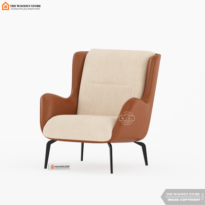 Zenith Lounge Chair (Chestnut Brown)