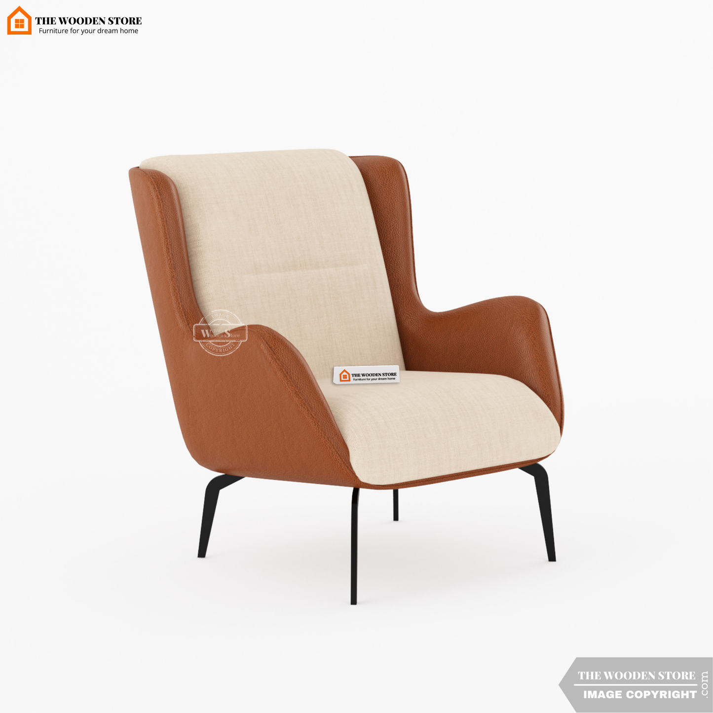 Zenith Lounge Chair (Chestnut Brown)