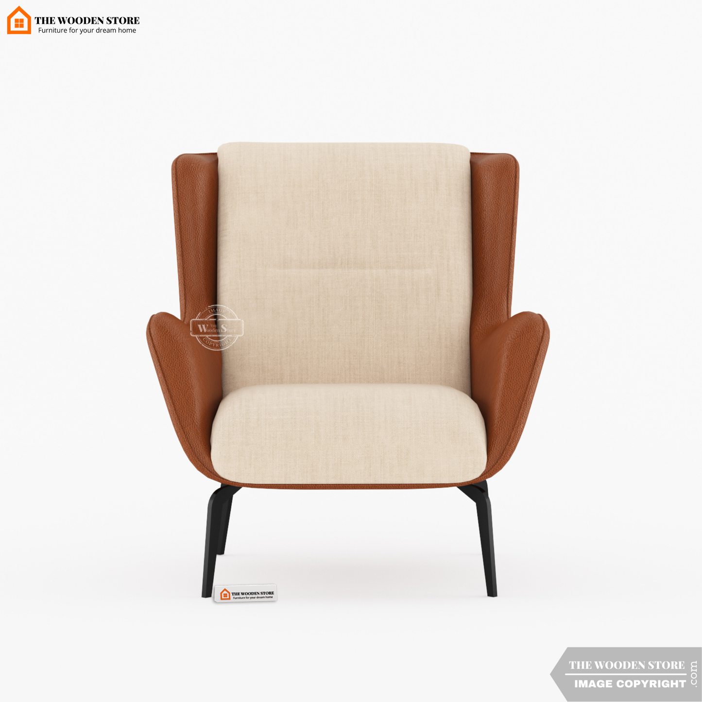 Zenith Lounge Chair (Chestnut Brown)