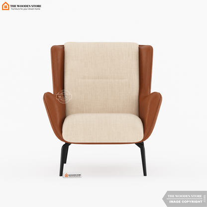 Zenith Lounge Chair (Chestnut Brown)