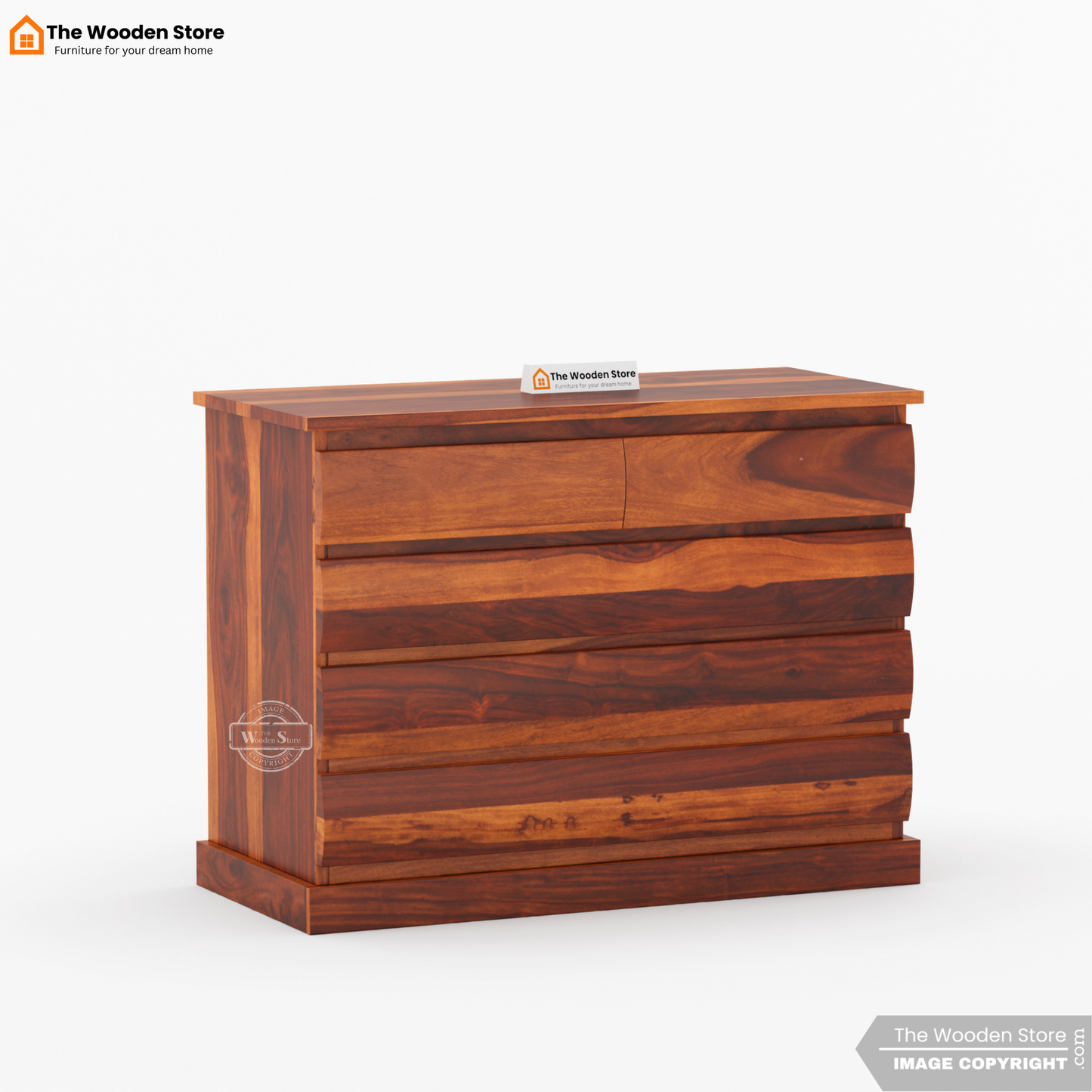 Kelly Chest of Drawer (Honey Finish)