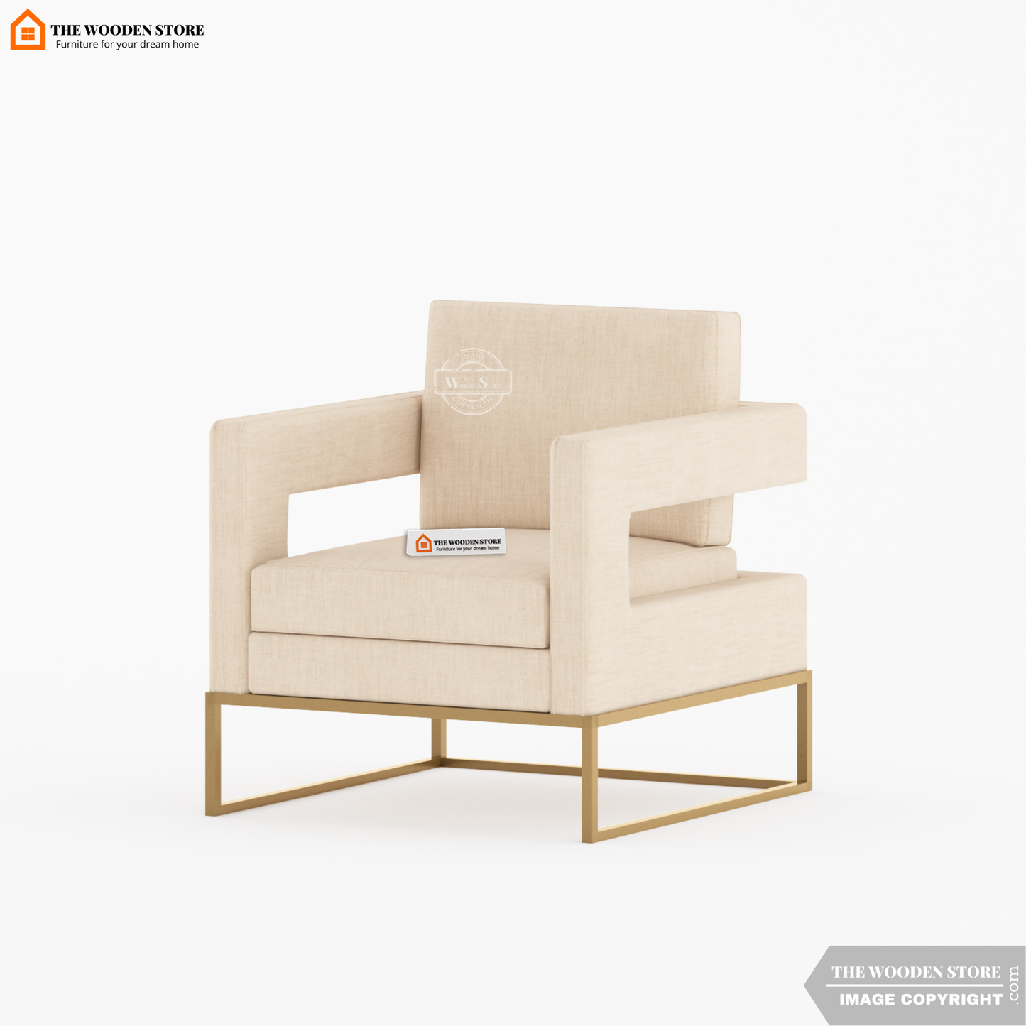 Verve Arm Chair (Soft Vanilla)