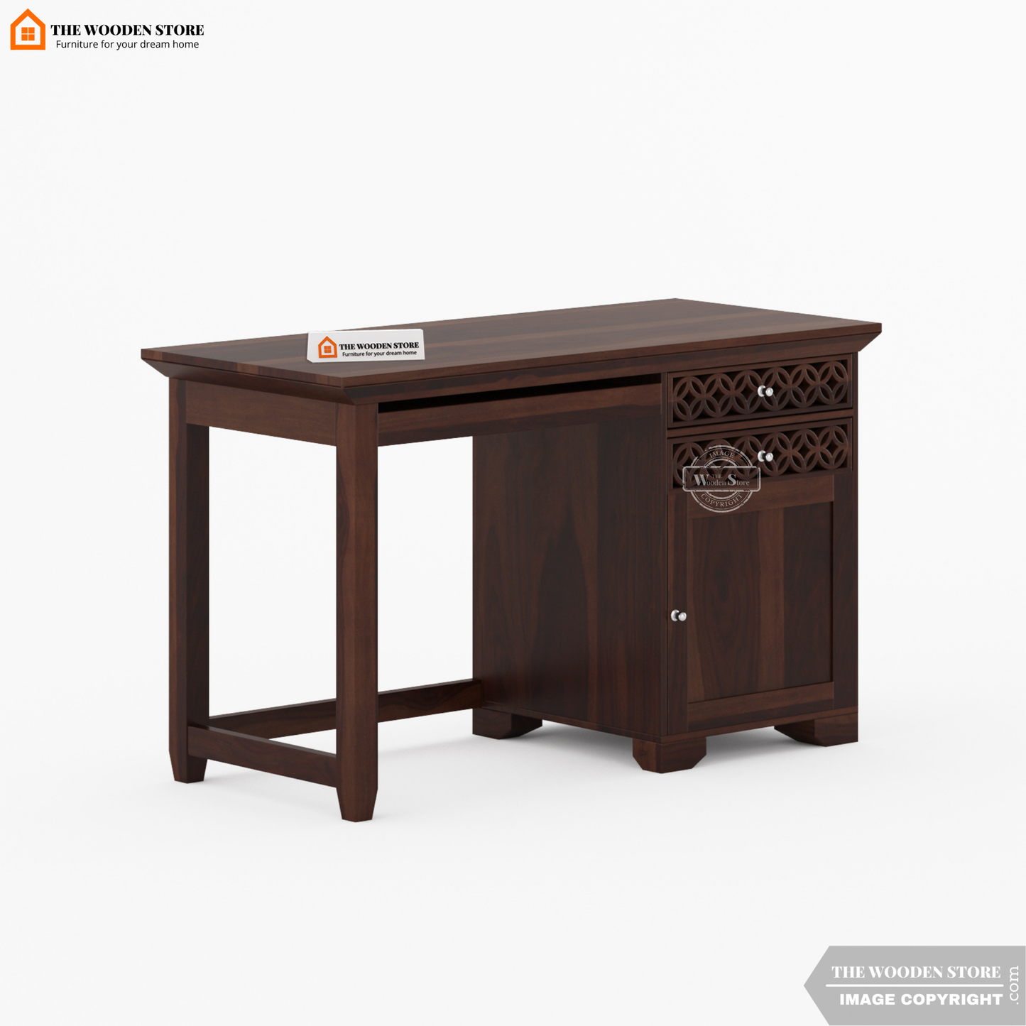 Daffy Study Table (Walnut Finish)