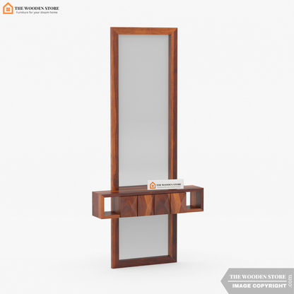 Morris Wall Mounted Dressing Table (Honey Finish)