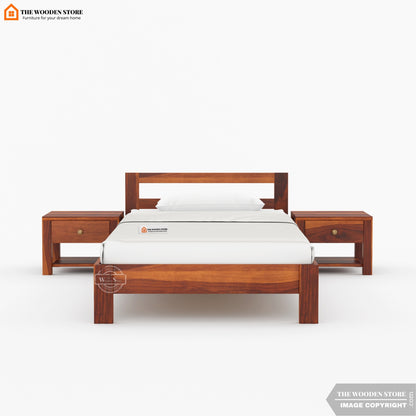 Romney Single Bed Without Storage ( Honey Finish )