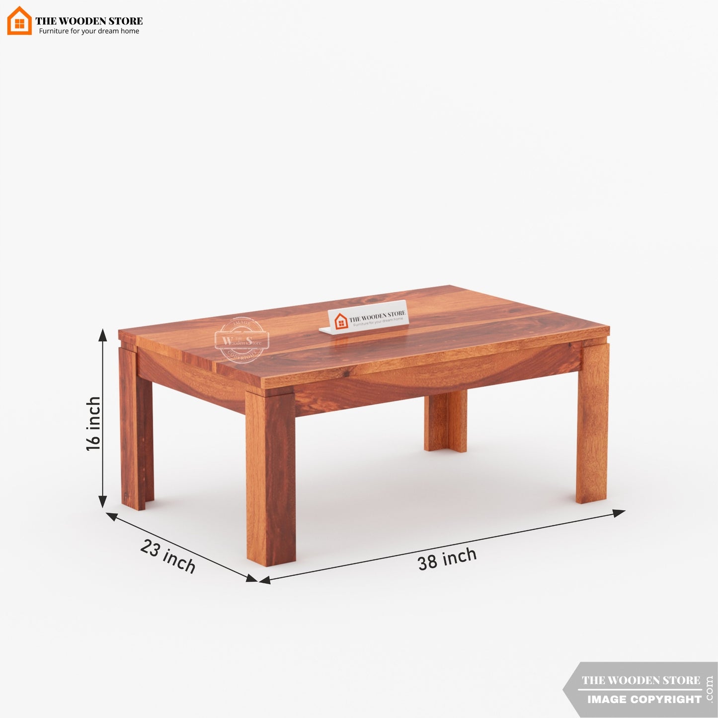 Scar Coffee Table (Honey Finish)