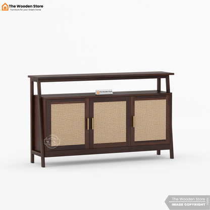 Genie Console Table (Walnut Finish)