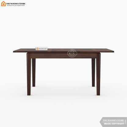 Velma 6 Seater Extendable Dining Set (Walnut Finish)