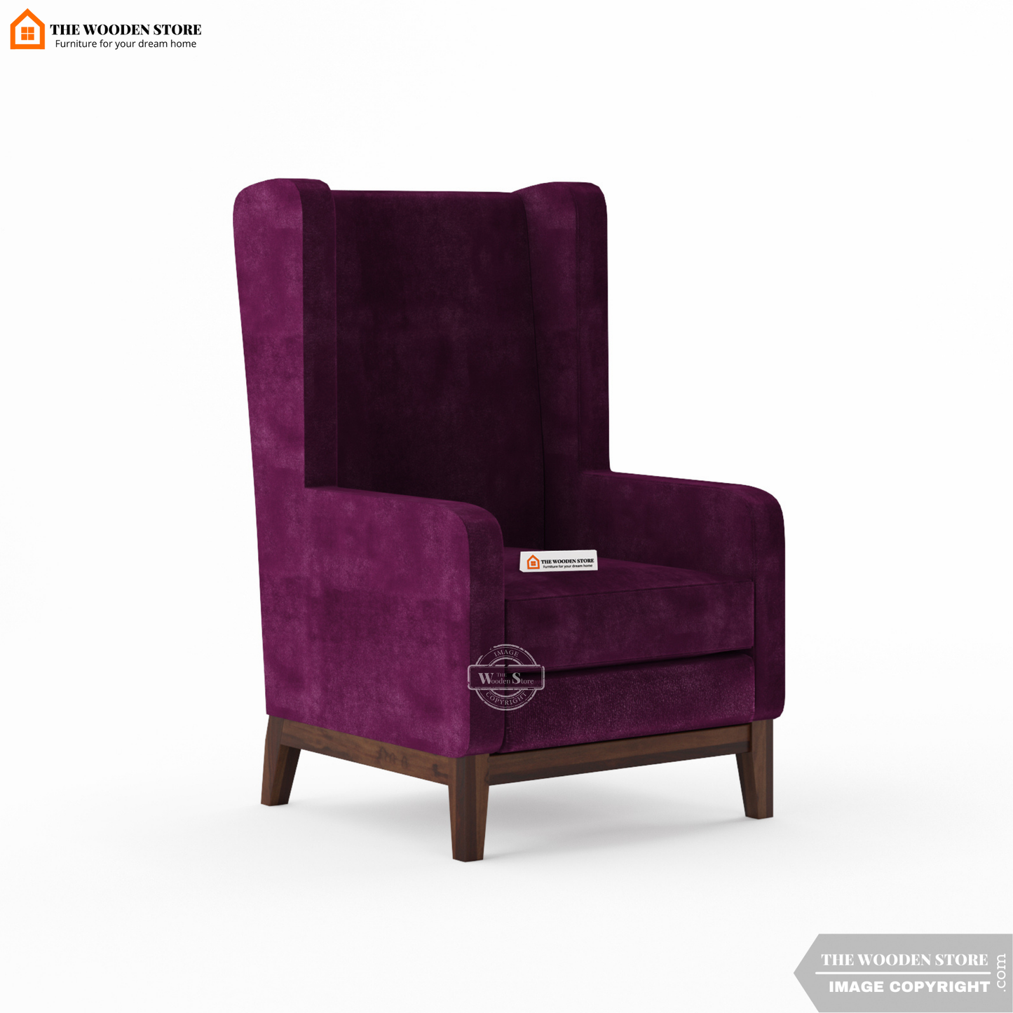 Joe Lounge Chair (Wine Berry)