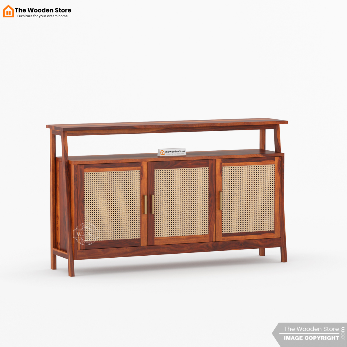 Genie Console Table (Honey Finish)