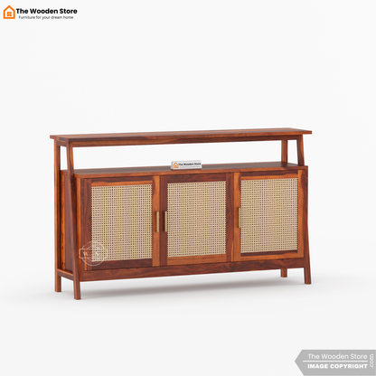 Genie Console Table (Honey Finish)
