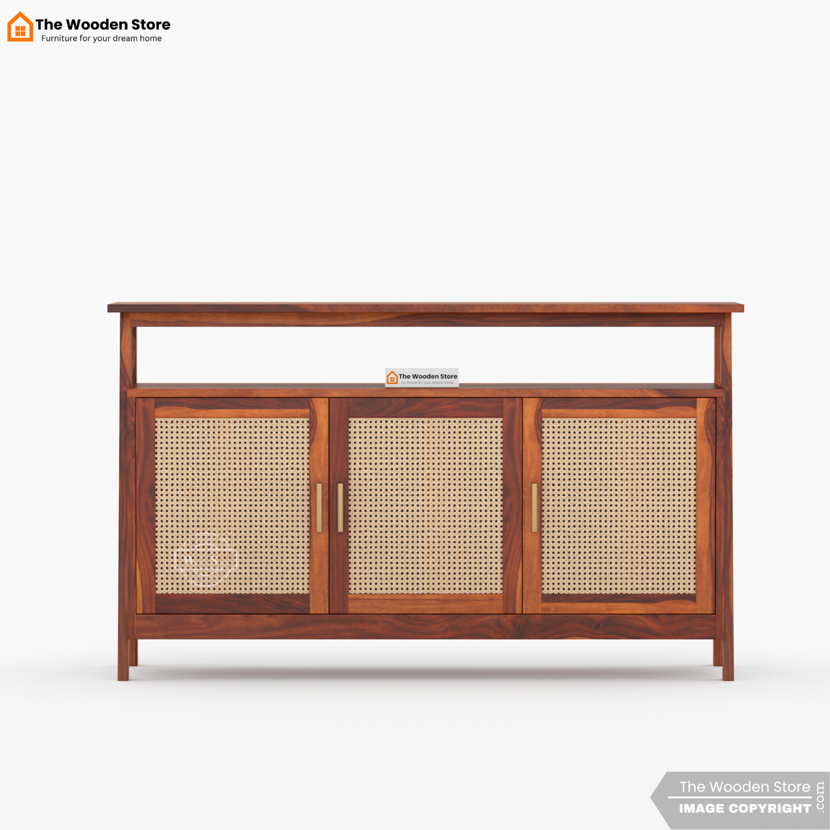 Genie Console Table (Honey Finish)