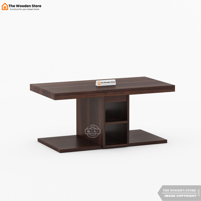 Daffy Coffee Table Set (Walnut Finish)