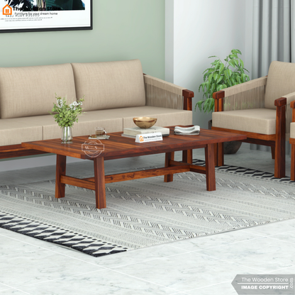 Asier Coffee Table (Honey Finish)