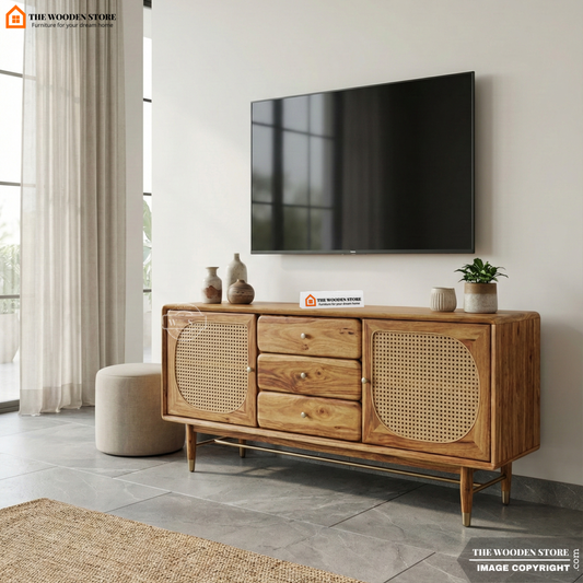 Arcane Tv Unit (Natural Finish)