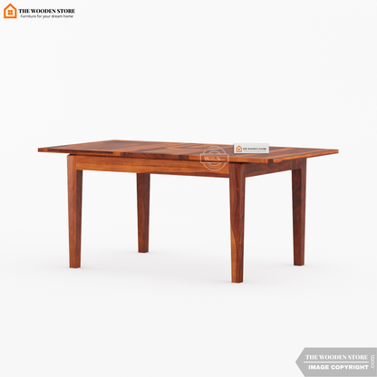 Velma 6 Seater Extendable Dining Set (Honey Finish)