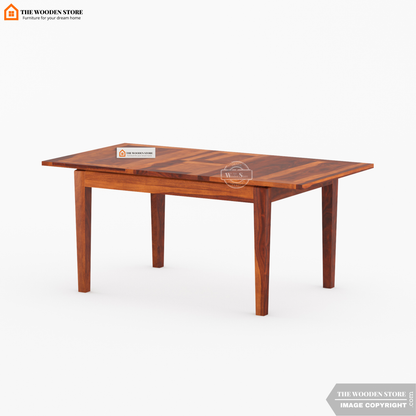 Velma 6 Seater Extendable Dining Set (Honey Finish)