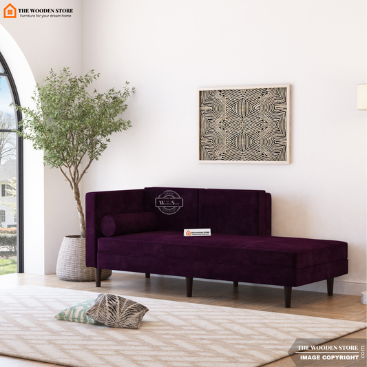 Samson Chaise Lounge (Wine Berry)