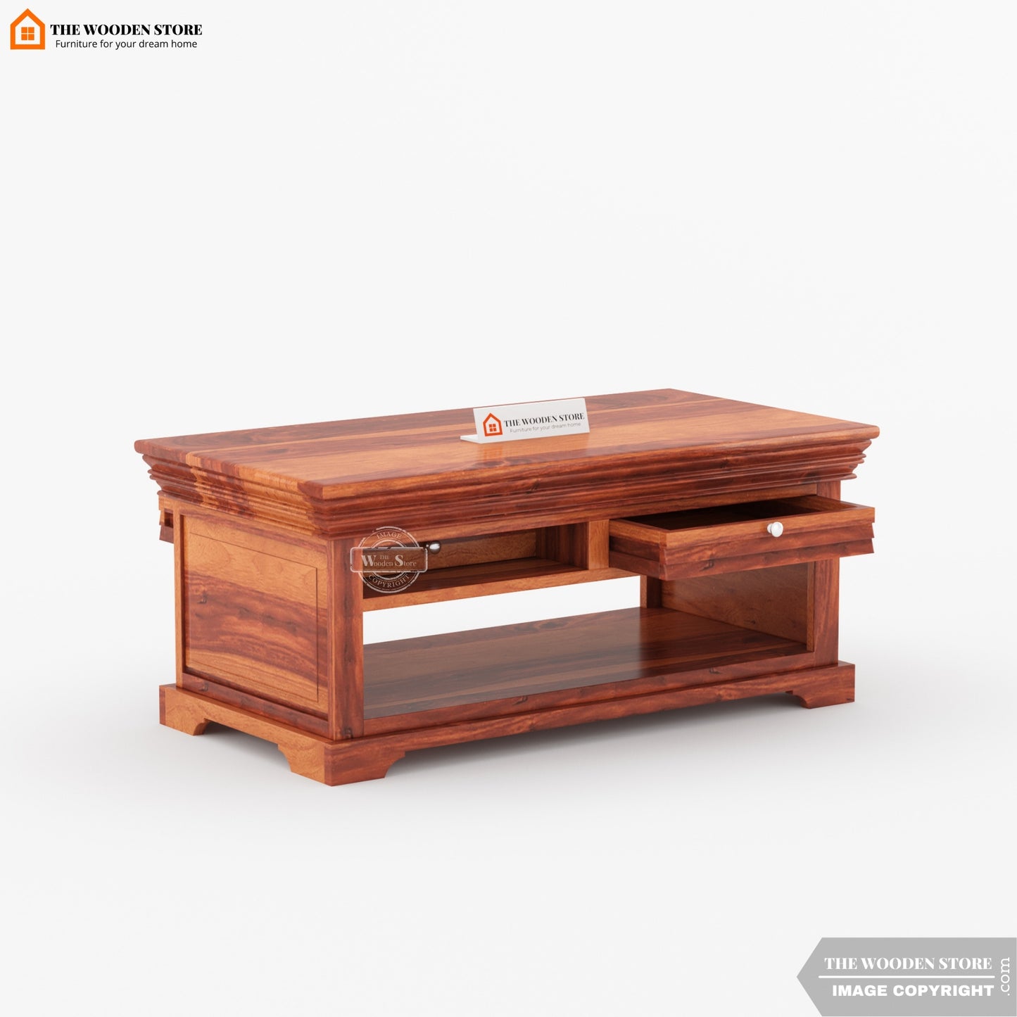 Ember Coffee Table (Honey Finish)