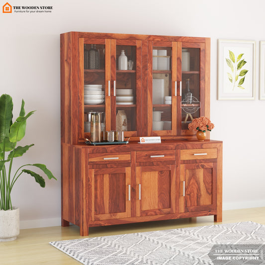 Becky Kitchen Cabinet (Honey Finish)