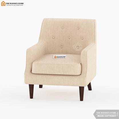 Gaven Lounge Chair (Soft Vanilla)