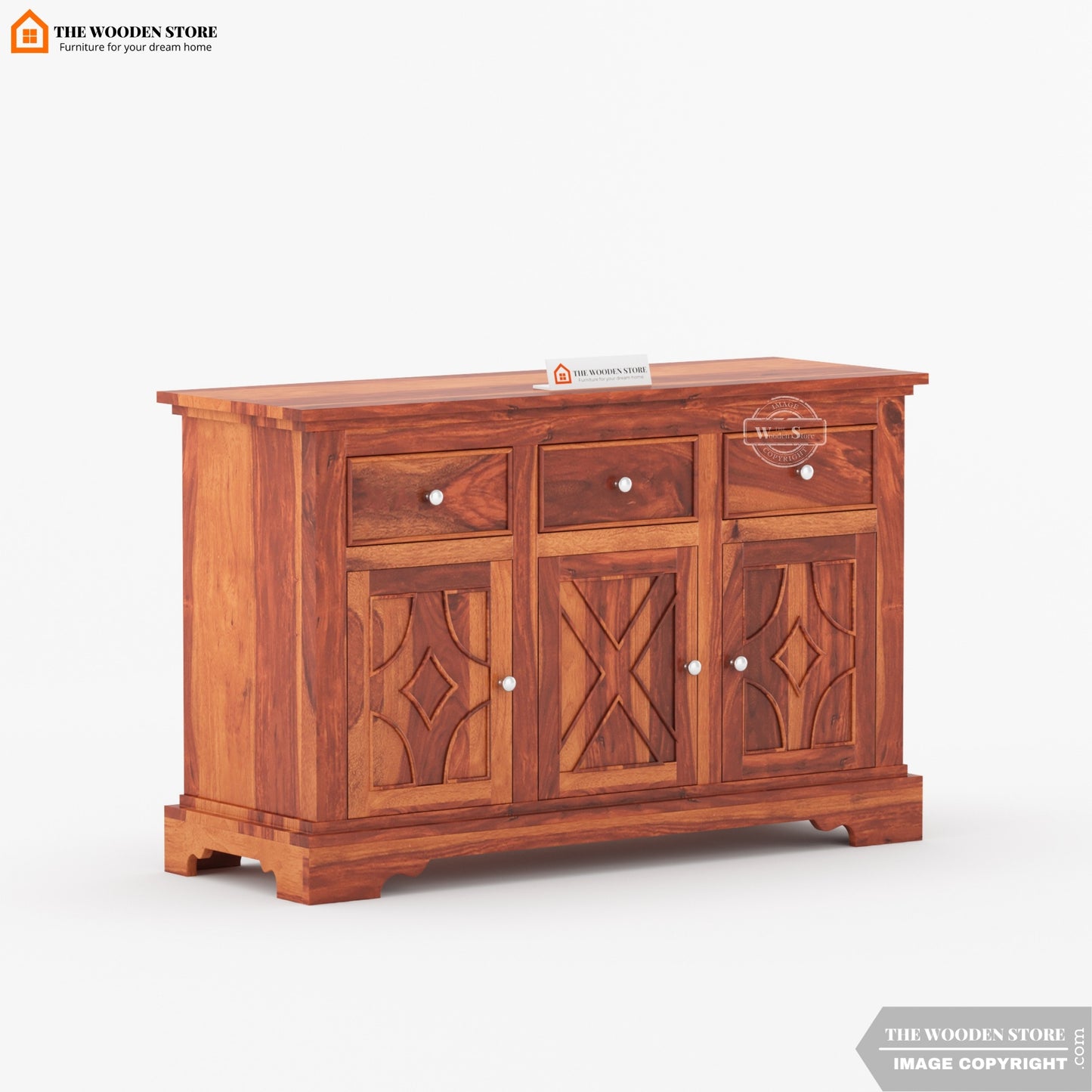 Matrix Cabinet and Sideboard (Honey Finish)