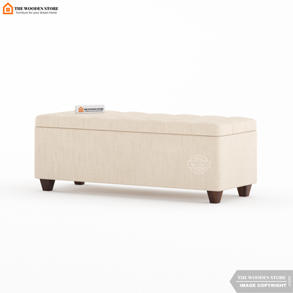 Gayle Bench With Storage (Soft Vanilla)