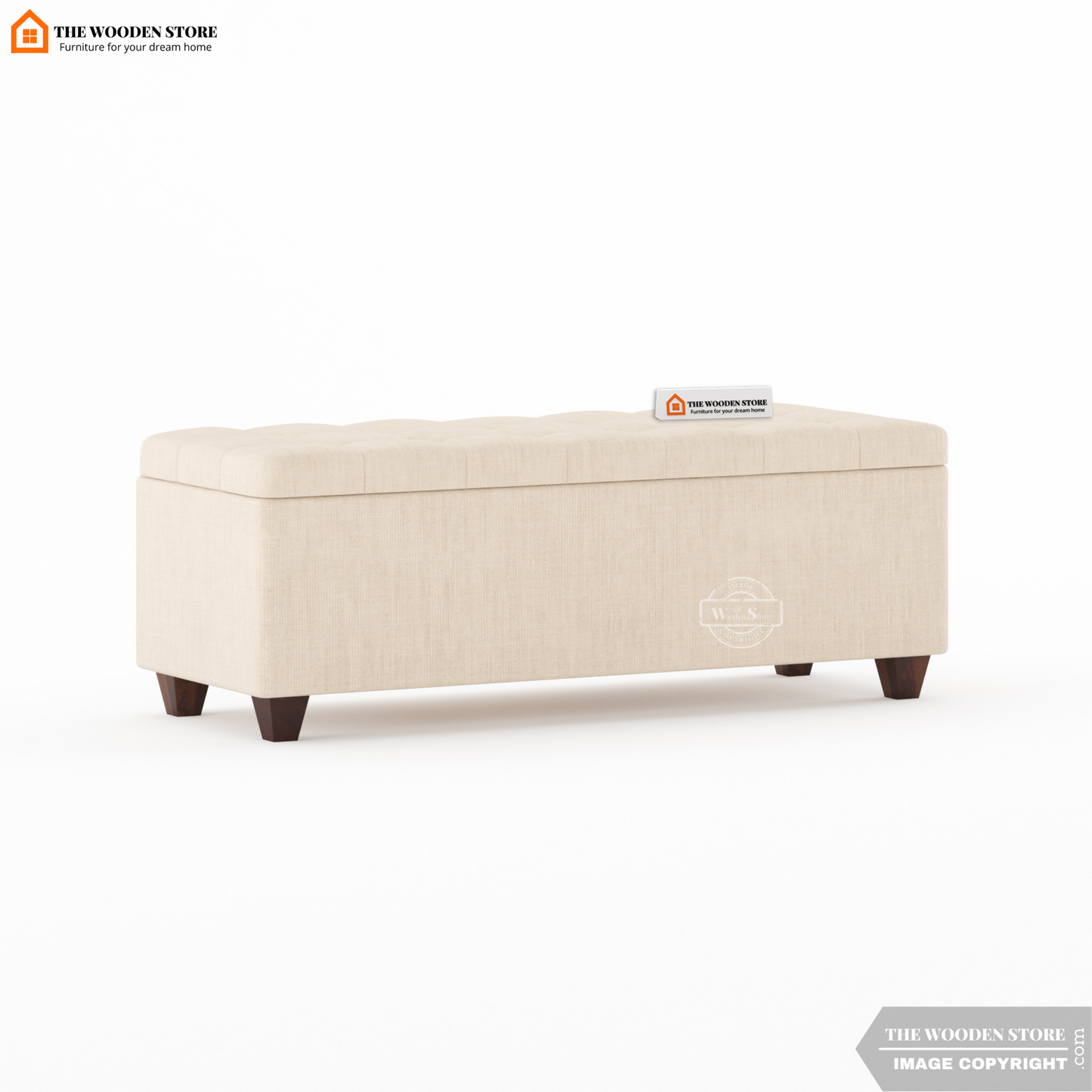 Gayle Bench With Storage (Soft Vanilla)