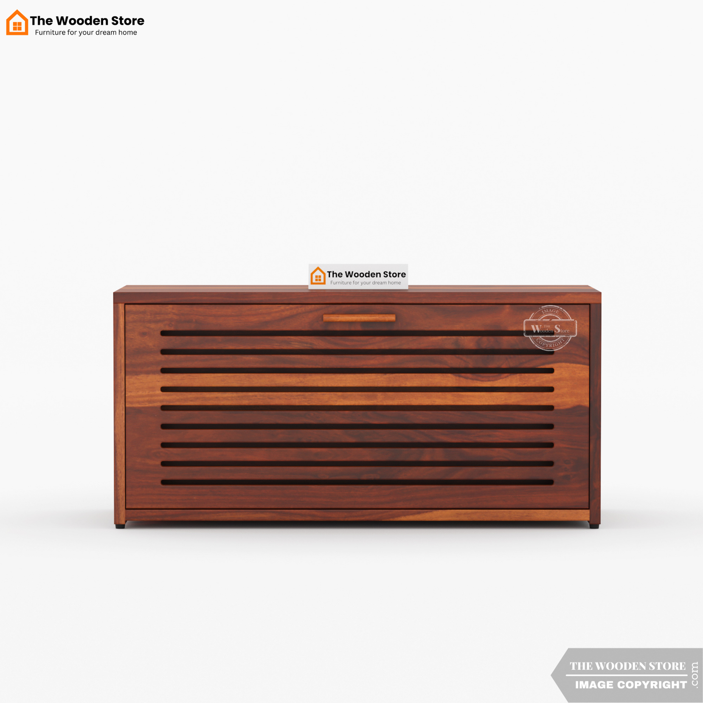 Lawson Shoe Rack (Honey Finish)