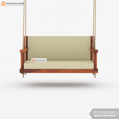 Elias Wooden Swing Chair (Honey Finish)