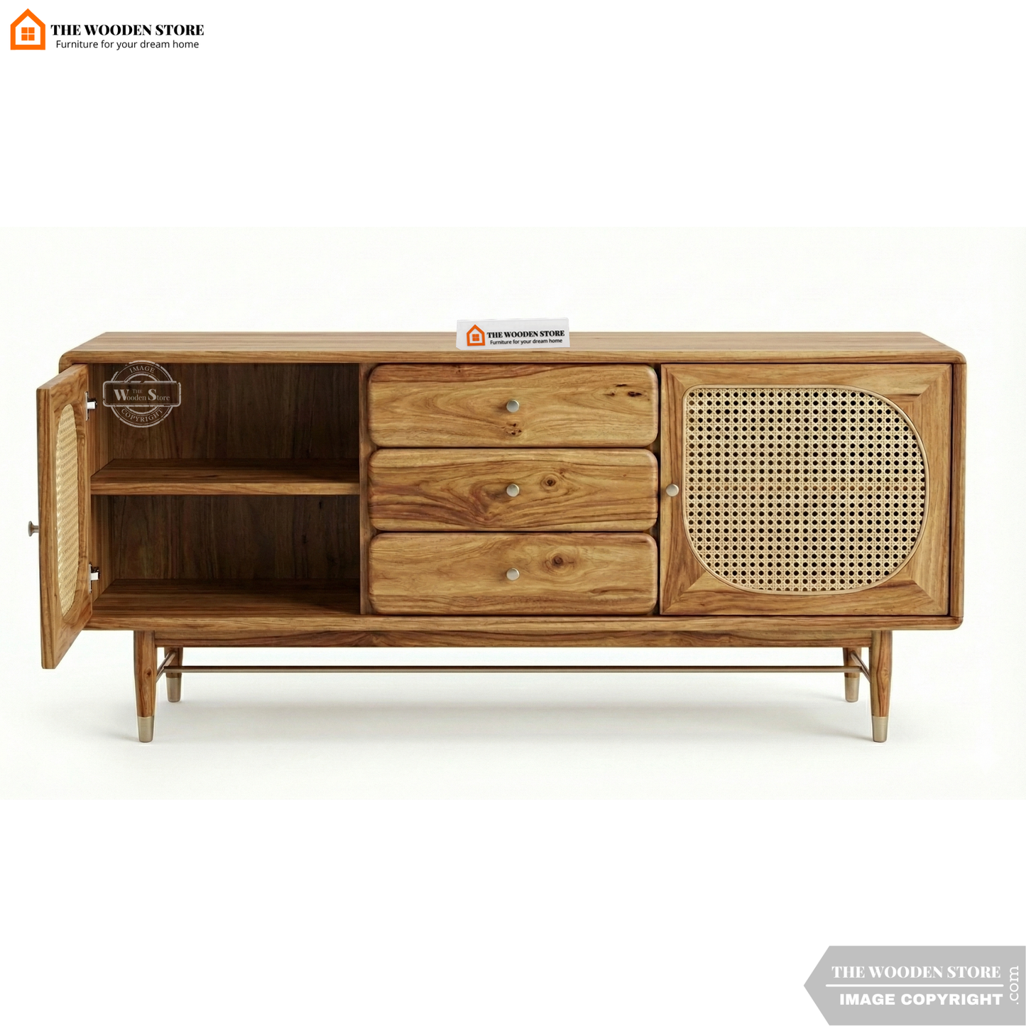 Arcane Tv Unit (Natural Finish)