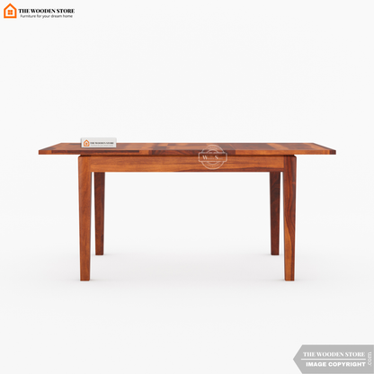 Velma 6 Seater Extendable Dining Set (Honey Finish)