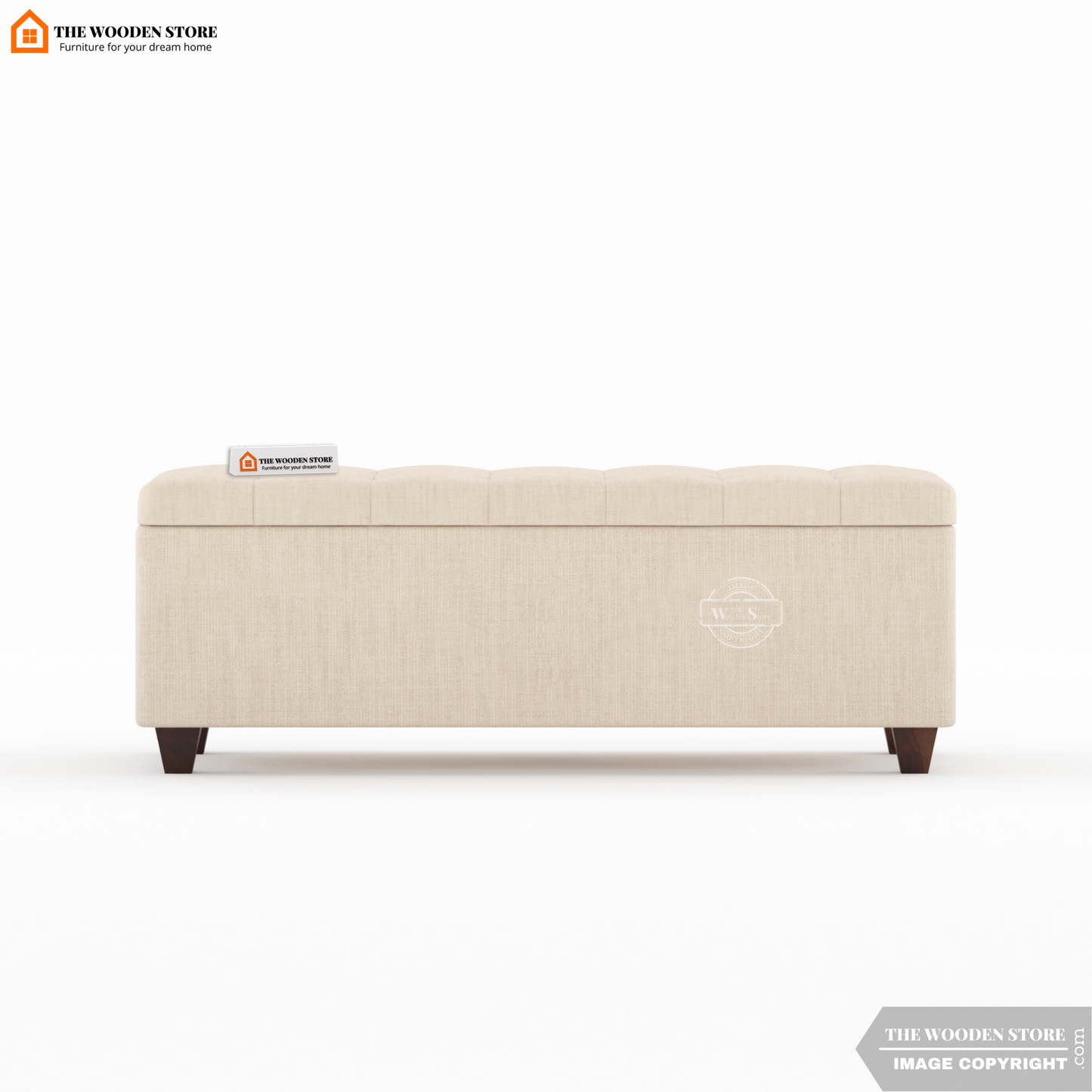Gayle Bench With Storage (Soft Vanilla)