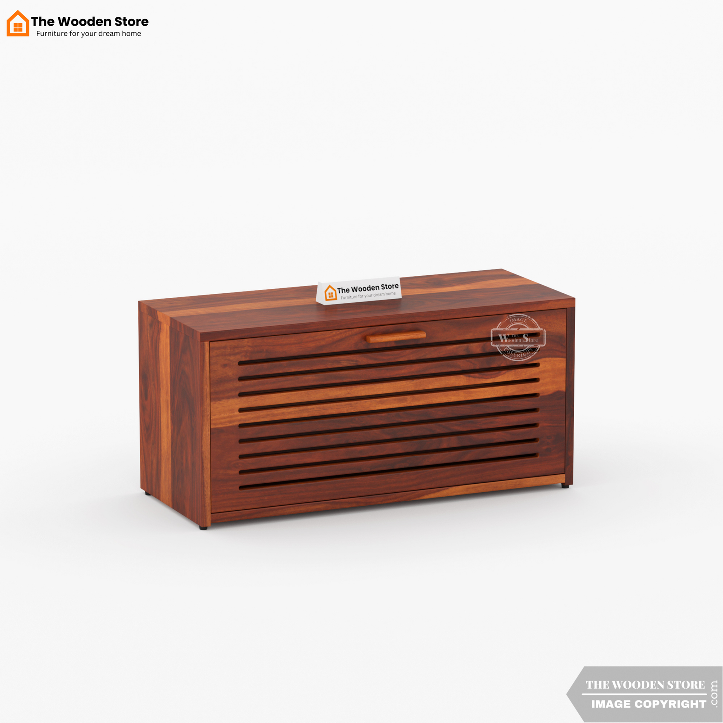 Lawson Shoe Rack (Honey Finish)