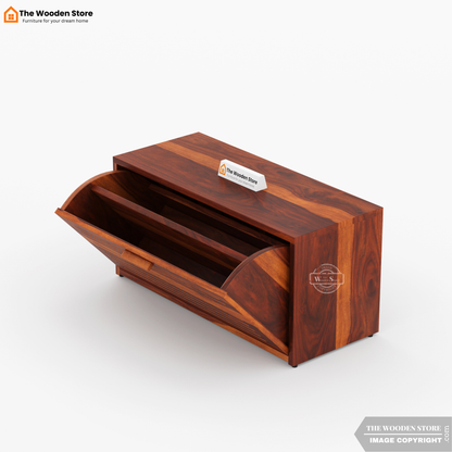Lawson Shoe Rack (Honey Finish)