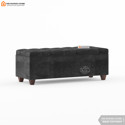 Gayle Bench With Storage (Natural Grey)