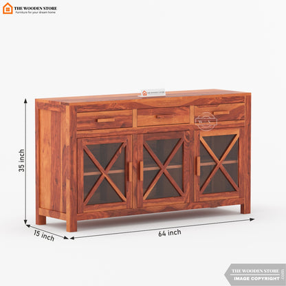Nexus Cabinet and Sideboard (Honey Finish)