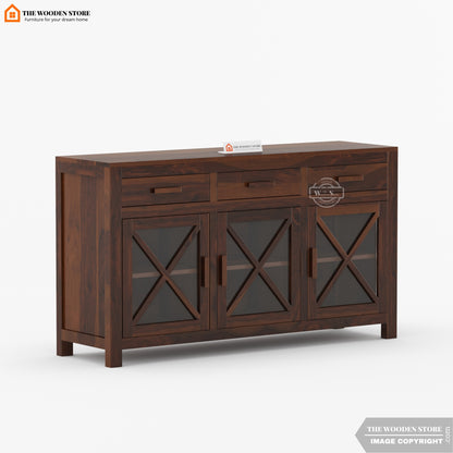 Nexus Cabinet and Sideboard (Walnut Finish)