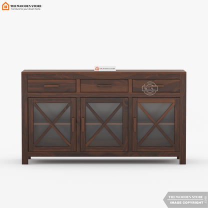 Nexus Cabinet and Sideboard (Walnut Finish)