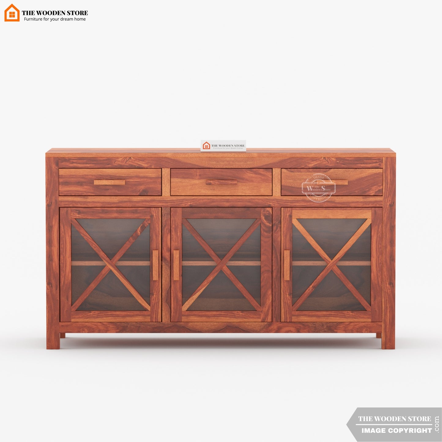 Nexus Cabinet and Sideboard (Honey Finish)