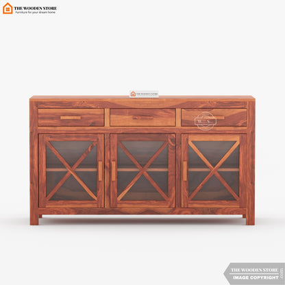 Nexus Cabinet and Sideboard (Honey Finish)